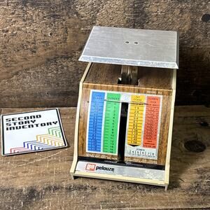 Pelouze Postal Scale Model X-1 Vintage Made In USA COLORFUL UNIQUE